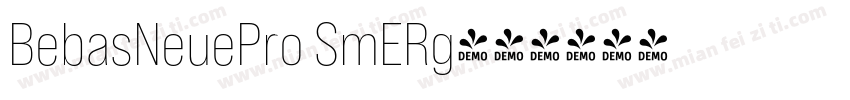 BebasNeuePro SmERg字体转换
